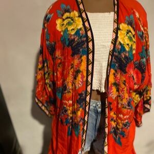 Colorful Floral Kimono